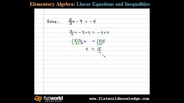 Solve a Linear Equation with Fraction Coefficient - Algebra - fwk - TryThis02-0304