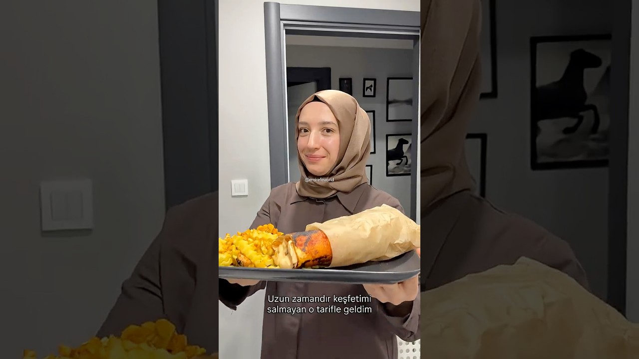 Tavuklu Wrap Tarifi 🤤😋 #wrap #tavuk #food #yemek #tarif