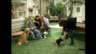 Ryan Stiles Breaking Character During Joey Ramone's Scene on "The Drew Carey Show" (1998)