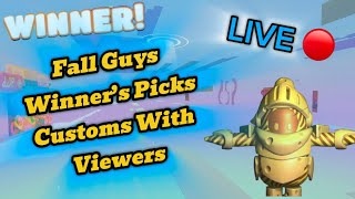 Fall Guys Winner's Picks Customs With Viewers (LIVE 🔴) screenshot 3