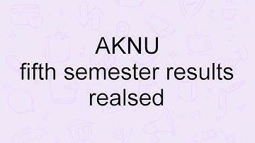 Adi Kavi nannya University degree fifth semester regular and backlog results 2023|AKNU updates|