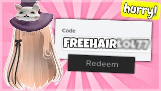 PROMOCODES THAT GIVE YOU FREE HAIR!