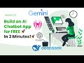 Build an AI Chatbot App for Free in Minutes! 🚀