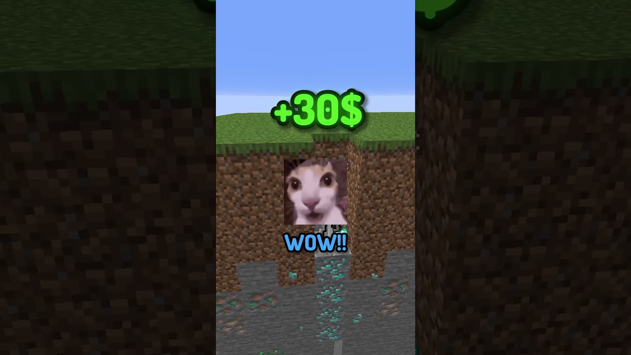 10$ por bloque #shorts #minecraft