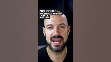 How to Schedule Send an Email in #Gmail #productivity #smallbusiness   #googleworkspace
