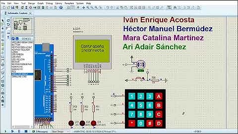 Control de acceso utilizando un servomotor Arduino Proteus