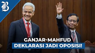 TPN Resmi Bubar, Ganjar-Mahfud Menolak Masuk Pemerintahan Prabowo-Gibran