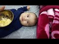 baby crying for food