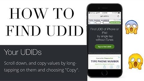 How To Find Your UDID On Your iPhone iPad & iPod Touch