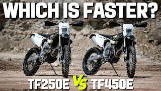 JONNY WALKER - COMPARING THE TRIUMPH TF250e vs TF450e