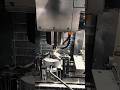 High-strength alloy bolt hexagon milling, seamless cutting on tough steel.#fastener #factory