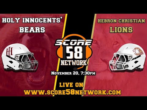 2020 Holy Innocents'  Episcopal School vs Hebron Christian School