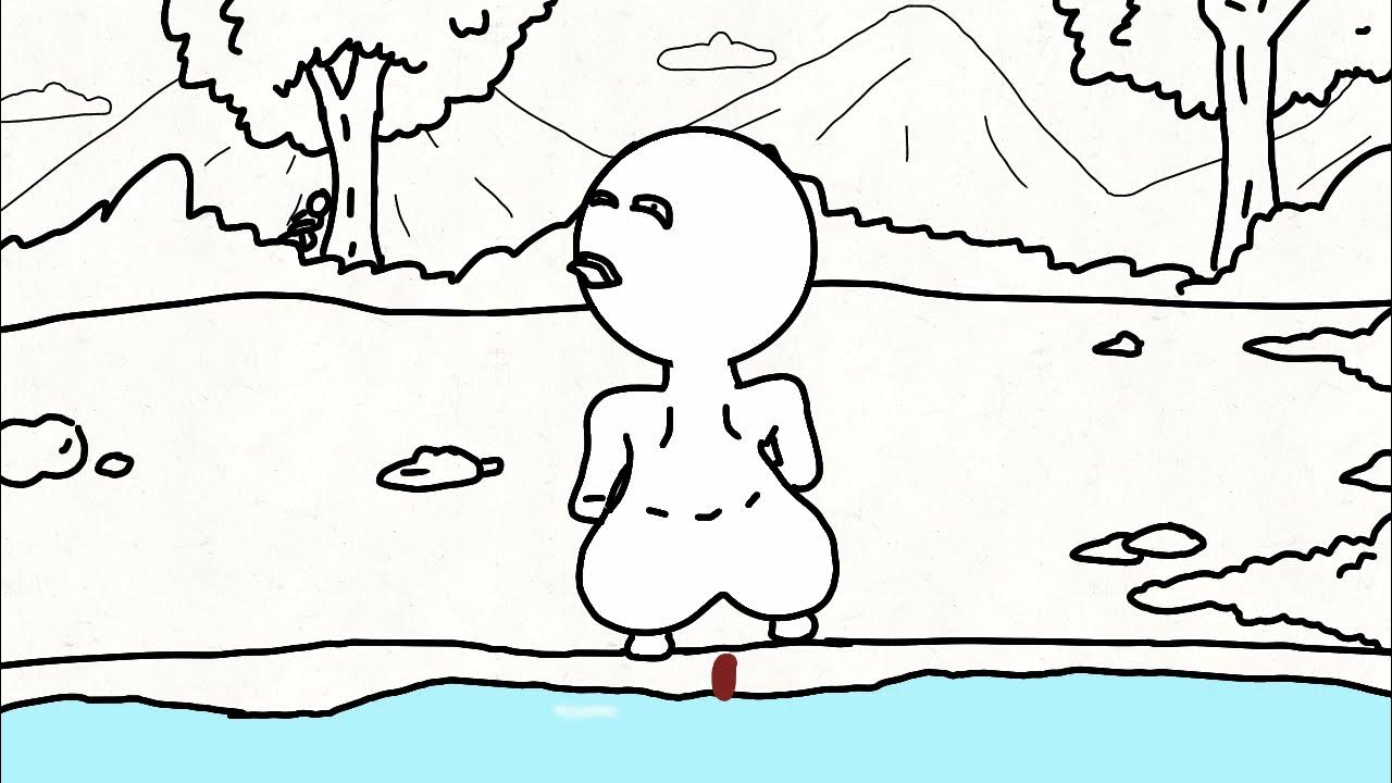 pooping in the river YouTube
