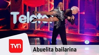 ¡Se pasó! Abuelita bailarina deja a todos atónitos | Teletón 2017