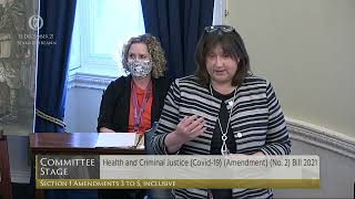 Senator Sharon Keogan Health & Criminal Justice Covid 19) No.2 Bill 2021