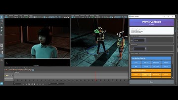 Previs CamGen - Maya Camera Setup Tool  (for Previsualization)