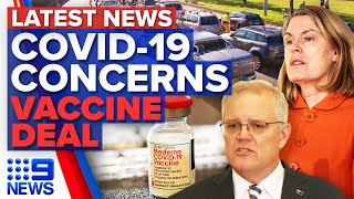 Christmas concerns as NSW COVID-19 cases spike, Moderna to be made in Australia | 9 News Australia