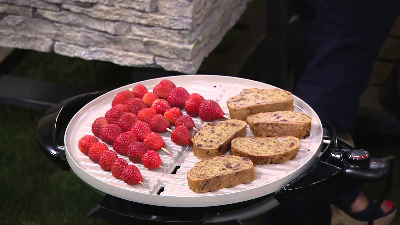 George Foreman 15 Serving Indoor/Outdoor Electric Grill with David Venable