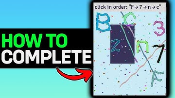 100% SOLVED! How To Complete Click In Order Captcha