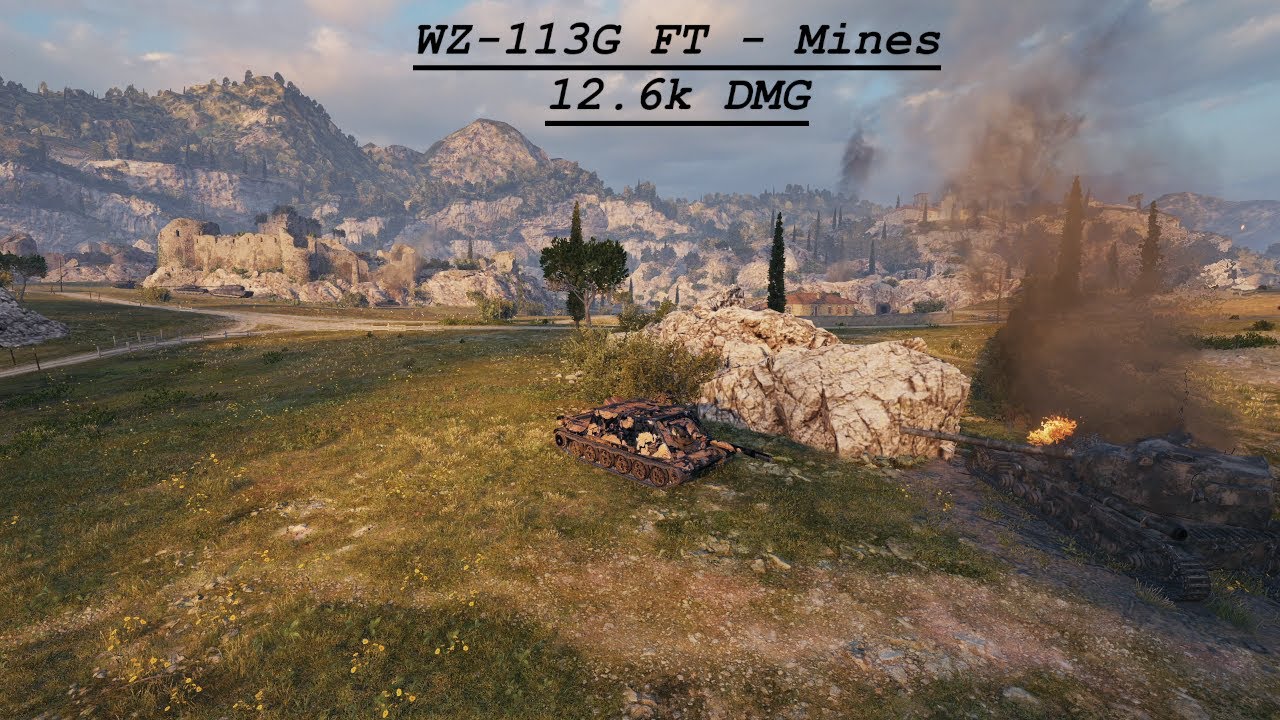 WZ-113G FT - Mines - 12.6k DMG | WORLD OF TANKS
