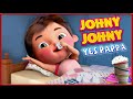 johny johny | Rimas infantis e canções infantis | Banana Cartoon Português