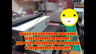 How to buy Wire Binding Machine? What to consider.