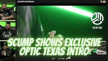 Scump Shows Off  EXCLUSIVE New Optic Texas CDL Intro