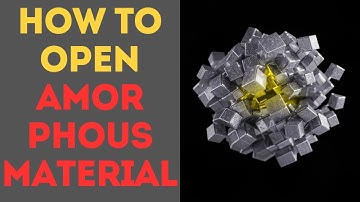 How to Open Amorphous Material in The First Descendant
