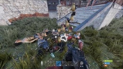 i went from rock to m249..(RUST)
