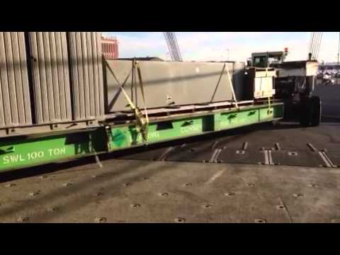 Shipping Container Trailer >> Roro mafi cargo - YouTube Shipping Container Trailer >> Roro mafi cargo - YouTube