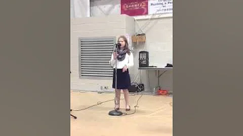 10 Year Old Caroline Bowers Sings "Boogie Woogie B...