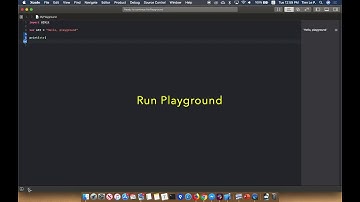 HELLO PLAYGROUND | Swift | 5 mins tutorials