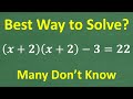 Algebra Equation Solving Techniques
