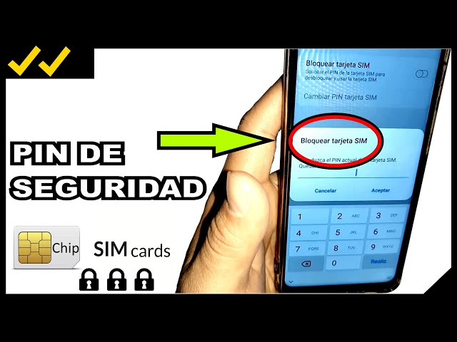 ⚠️Bloquear Tarjeta SIM, 🚩Como Poner PIN de Seguridad🔓 Configurar Pin De Bloqueo, Sim Card 🔷🔷🔷2021 class=