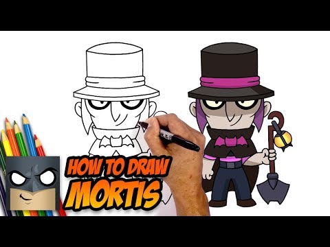 How to Draw Brawl Stars | Mortis | Step-by-Step