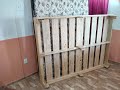 exelente cama reforçada de tabuas de pinus,fácil de fazer e muito barata/Reinforced  pine board bed.
