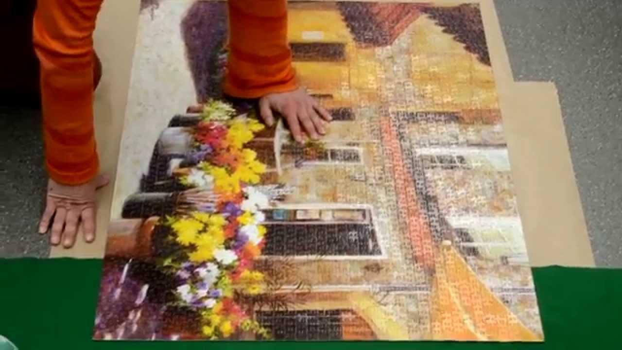 La mejor manera de trasladar un puzzle para su enmarcado YouTube