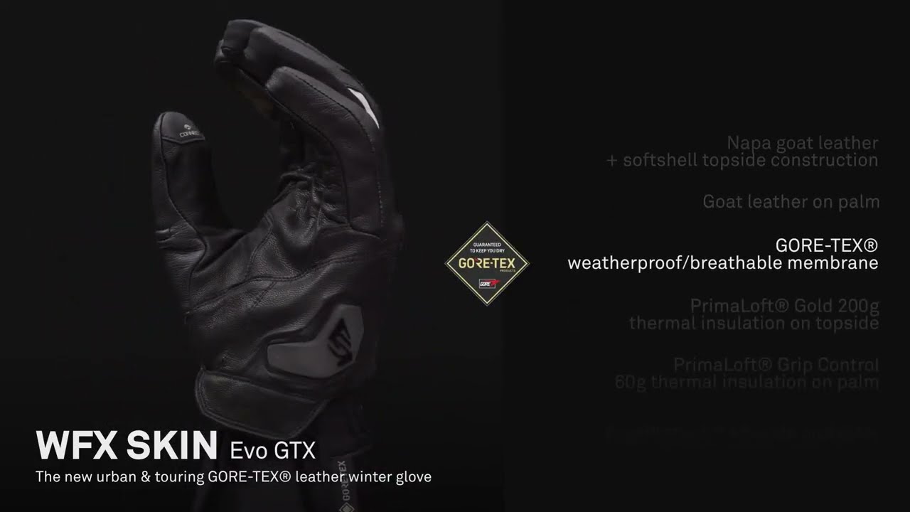 Guantes de moto Five WFX Skin EVO GTX - YouTube