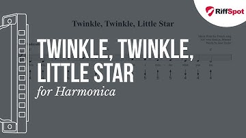 Twinkle, Twinkle, Little Star Harmonica Tab
