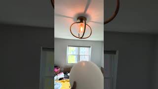 Dual double light fixtures swapped and a dimmer installed