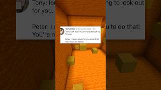 spider-man upsets tony stark 😢