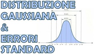 DISTRIBUZIONE GAUSSIANA, ERRORI STANDARD E INTERVALLI DI CONFIDENZA