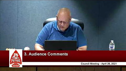 Peters Township Council - Regular Meeting - April 26, 2021
