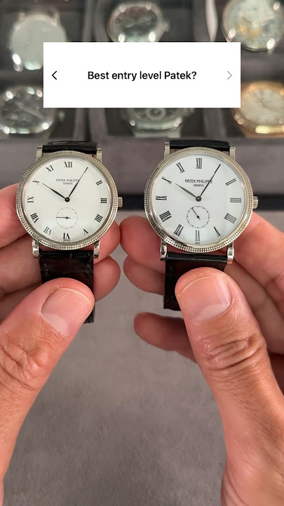 What’s the Best Entry Level Patek? #patek #patekphilippe #patekcalatrava #shorts