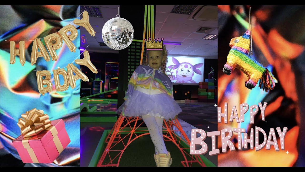 МОЙ ДЕНЬ РОЖДЕНИЯ В СИТИ ГОЛЬФ ХАРЬКОВ// детский день рождения //HAPPY ...