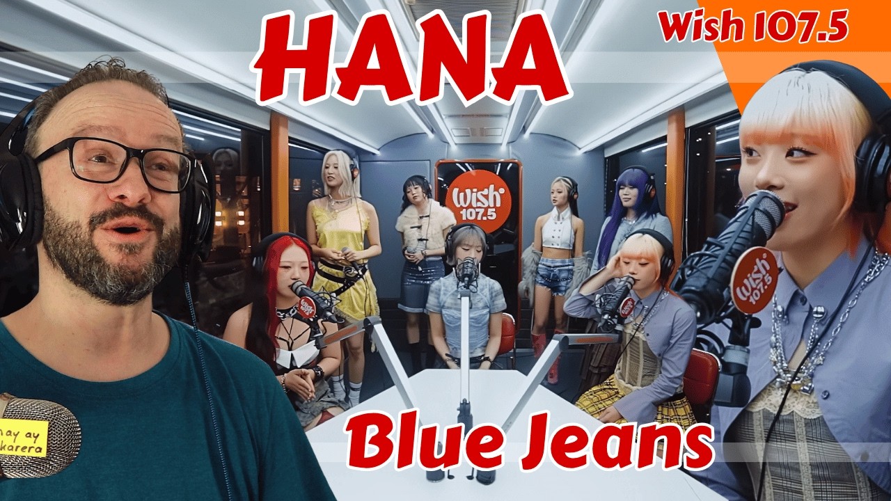 they make me happy!!!  HANA - Blue Jeans Wish 107.5 Bus reaction