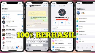update cara mudah ubah WhatsApp android menjadi full iPhone 100% berhasil semua hp android screenshot 5