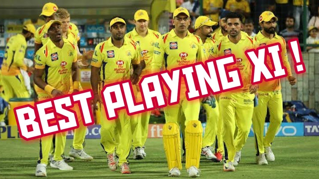 IPL 2020: Chennai Super Kings best playing 11