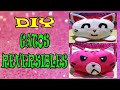 COMO HACER GATITOS REVERSIBLES🐱//DIY//MOLDES GRATIS