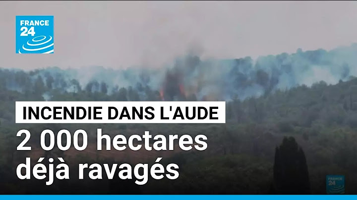 France : incendie dans l’Aude, près de 2 000 hectares déjà ravagés • FRANCE 24
